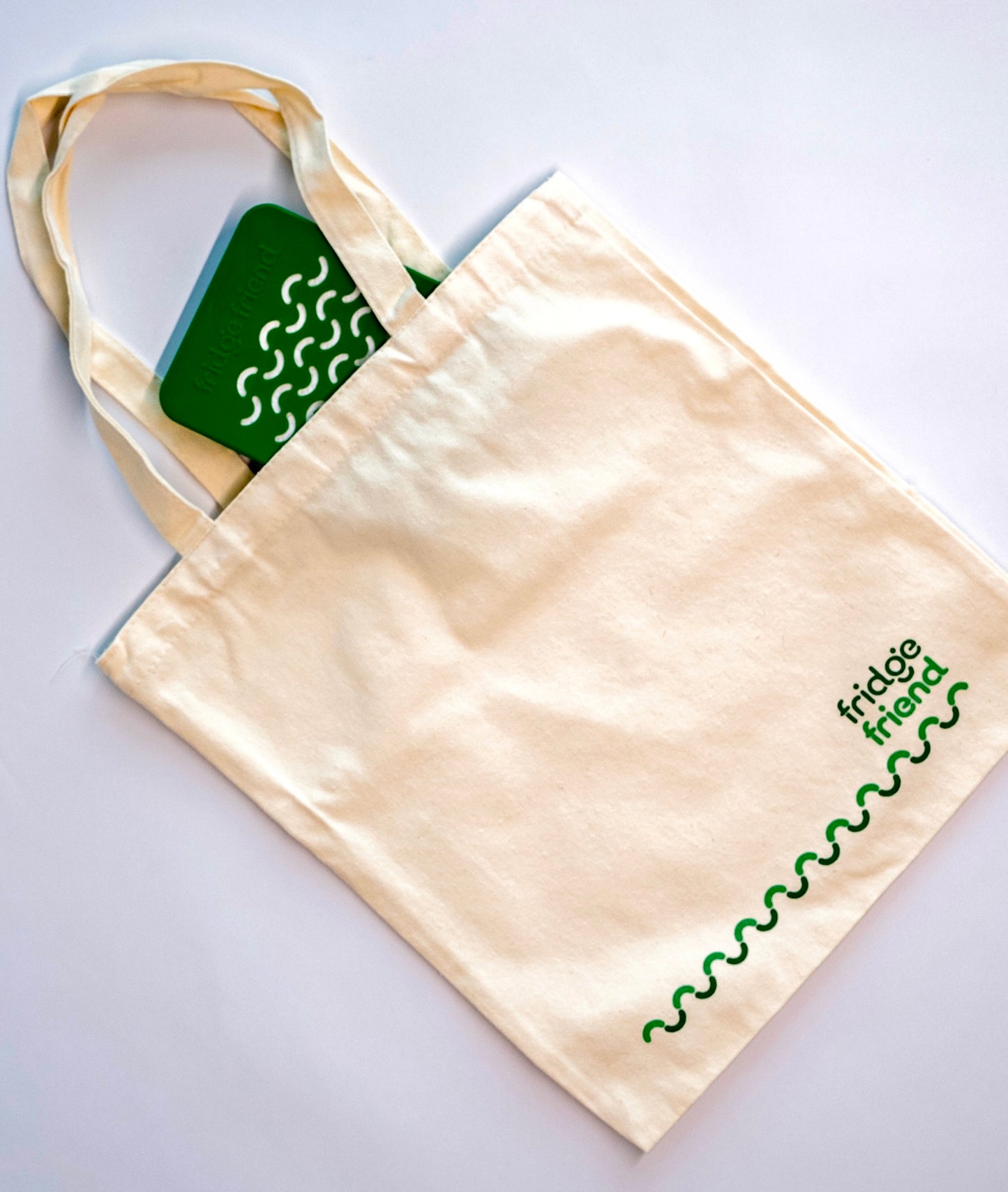 Fridge Friend Cotton Canvas Shopping Tote Bags