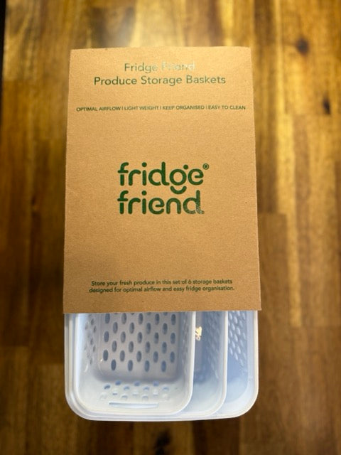 Fridge Friend Produce Storage Baskets – Set of 6