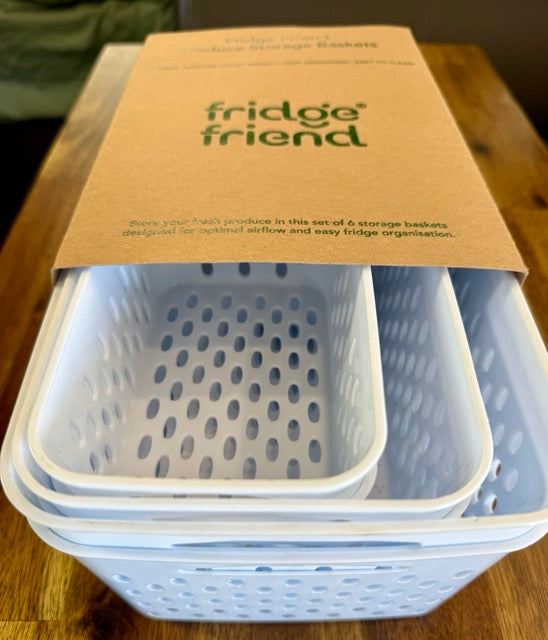 Fridge Friend Produce Storage Baskets – Set of 6