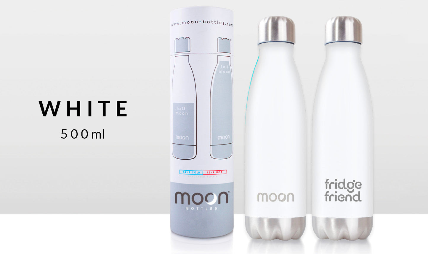 Fridge Friend Insulated, 500ml Stainless Steel Water Bottle